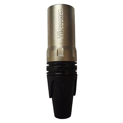 Conector XLR Macho Linha WC 1013 - WIRECONEX