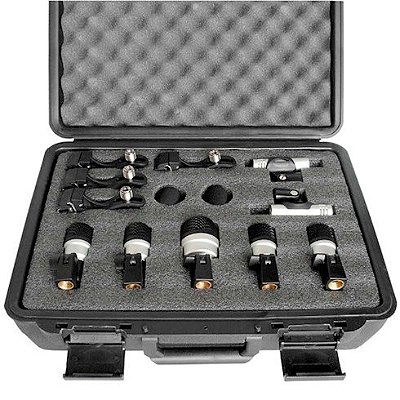 Kit Com 7 Microfones Para Bateria Com Maleta MXDS7 - YOGA