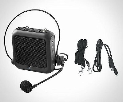 Kit professor portátil caixa e microfone Preto SUPERVOZ BC270 - TSI