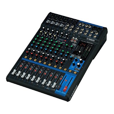 Mesa de Som Analógica 12 Canais com Efeitos e Interface de Áudio MG 12 XU - YAMAHA