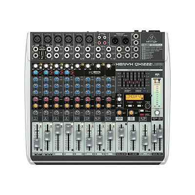 Mesa de Som Analógica 12 Canais XENYX QX 1222 USB -  BEHRINGER