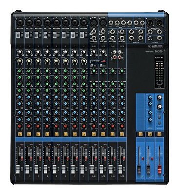 Mesa De Som Analógica Com 16 Canais MG16 - YAMAHA
