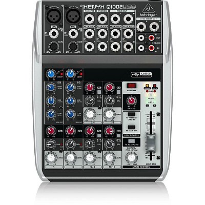 Mesa De Som Com 10 Canais XENYX Q1002 USB - BEHRINGER