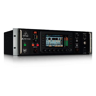 Mesa de Som Digital Em Rack 16 Canais 8 Saídas X32 RACK - BEHRINGER