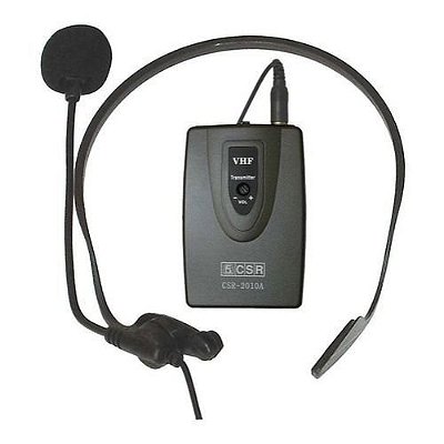 Microfone Sem Fio Headset Para Câmeras 2010A - CSR