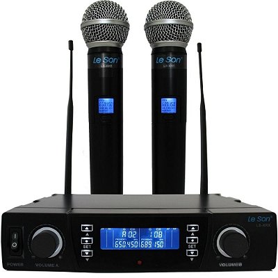 Microfone sem fio  Multi-Frequência LSX 02 - LESON