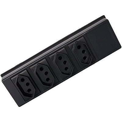 Régua de Tomada Tomadas Chassi ABS 4 - TRASNCOLOR