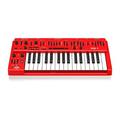 Sintetizador Monofônico Analógico 32 teclas MS-1-RD - BEHRINGER