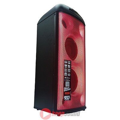 Caixa Ativa Com Bateria 600W 2 x 6,5 polegadas XT-660T - POLYVOX
