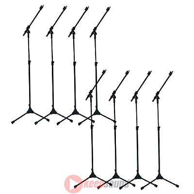 Kit Com 8 Pedestais Tipo Girafa Para Microfone PSU 0135 - RMV