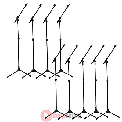 Kit Com 9 Pedestais Tipo Girafa Para Microfone PSU 0135 - RMV
