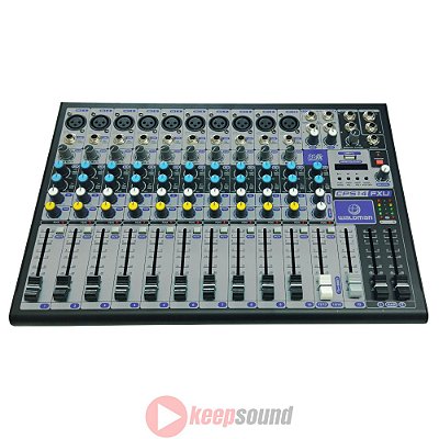 Mesa de Som Analógica Com Interface de Áudio 14 Canais CPS 14 FXU - WALDMAN