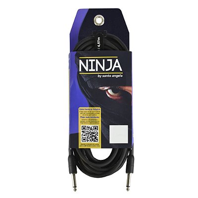 Cabo Para Instrumentos P10 M / P10 M 4,57 metros NINJA CABLE B - SANTO ANGELO