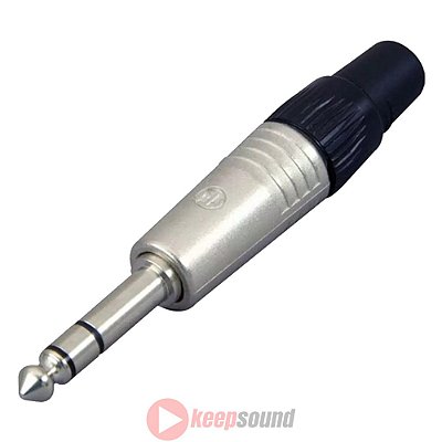 Conector P10 Estéreo Macho Linha NP3C - NEUTRIK