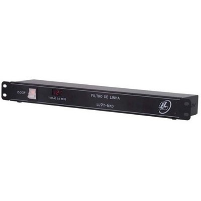 Filtro De Áudio Com 8 Tomadas 9T6KD - LL AUDIO