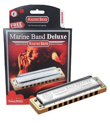 Gaita Harmônica Marine Band Deluxe 2005/20 - E (MI) - Hohner