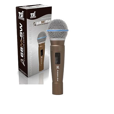Microfone Profissional Dinâmico A-68-M-SW - TSI