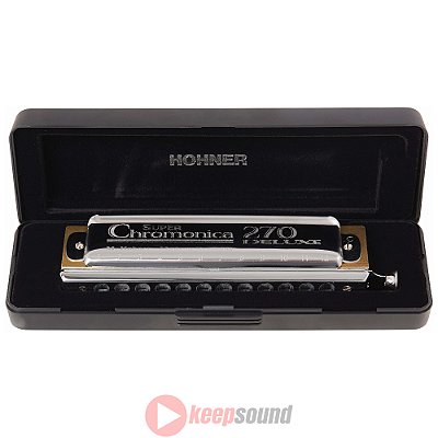 Gaita Cromática Em Dó (C) CHROMONICA DELUXE 270/48 C - HOHNER