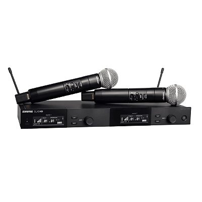 Microfone Duplo De Mão Sem Fio Slxd24d/sm58-g58 - Shure
