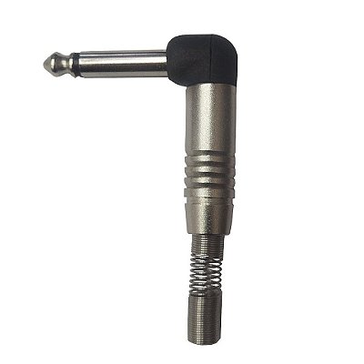 Conector P10 Mono Macho 90º PLG P10PL - SANTO ANGELO