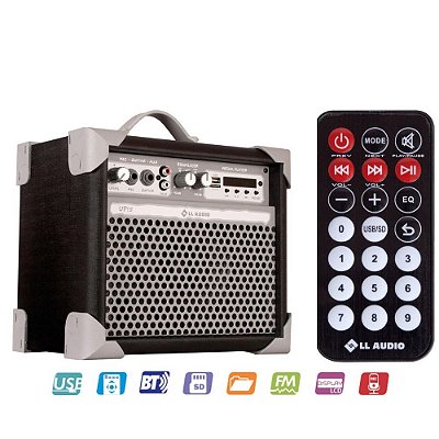 Caixa Acústica Multiuso PRETA UP5 - LL AUDIO