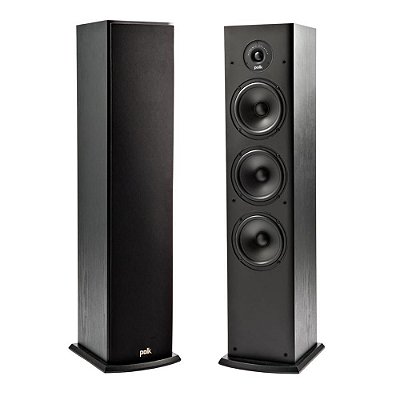 Caixa Acústicas Torre T50 100W Preto (Par) - Polk Audio