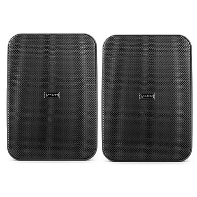 Caixa Passiva Para Ambiente Preta (Par) 100W CS 6 - FRAHM