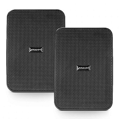 Caixa de Ambiente (Par) 60W 4 polegadas Preta CS 4 - FRAHM