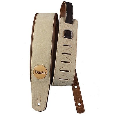 Correia Para Instrumentos CLA 01 SUEDE BEGE - BASSO