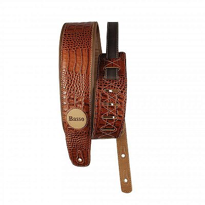 Correia Para Instrumentos VT SL 58 CROCO MARROM - BASSO