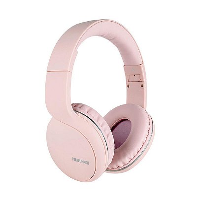 Fone de Ouvido Headphone Bluetooth Rosa H600BT - TELEFUNKEN
