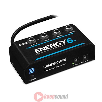 Fonte de Energia 1500mA Patchbay Para 10 Pedais ENERGY 6S - LANDSCAPE