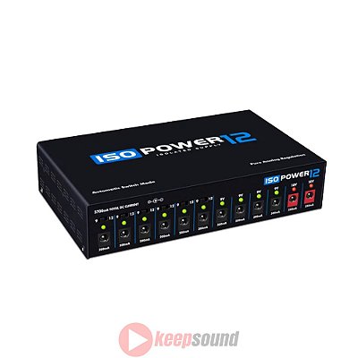 Fonte de Energia Isolada Por Seção Para 12 Pedais ISOPOWER 12 - LANDSCAPE