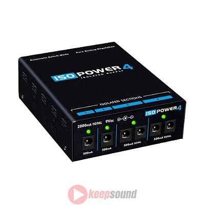Fonte de Energia Isolada Por Seção Para 6 Pedais ISOPOWER 4 - LANDSCAPE