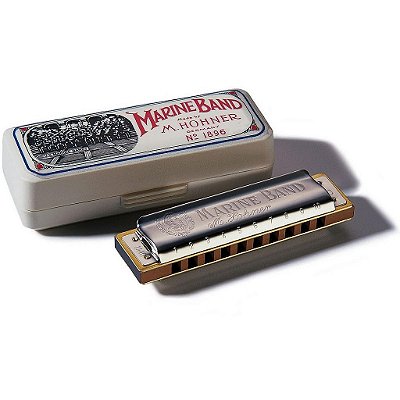Gaita Harmônica Marine Band 1896/20 em C - Dó - Hohner