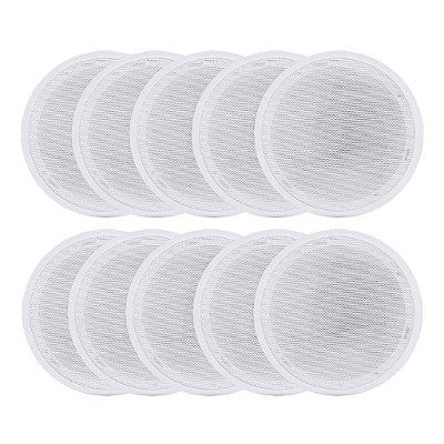 Kit 5 Pares - Arandela 55W Redonda Branca 8R 6P - Orion LESON