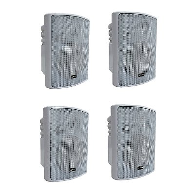 Kit 2 Pares Caixa de Ambiente 30W LSA05 WH - LEXSEN