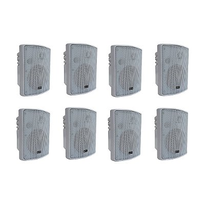 Kit 4 Pares Caixa de Ambiente 30W LSA05 WH - LEXSEN