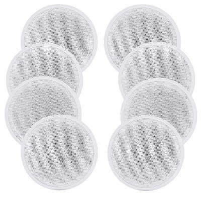 Kit 4 Pares - Arandela 55W Redonda Branca 8R 6P - Orion LESON