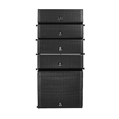Kit Line Array 1200W 4x células + Subwoofer MK-LA15SWA + MK-LA4.5P - MakPro