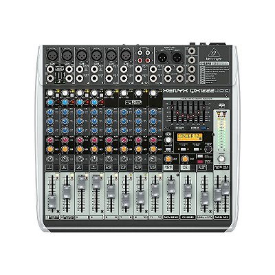 Mesa de Som Analógica 12 Canais XENYX QX1222 USB - BEHRINGER