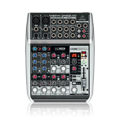 Mesa de Som Analógica 2 Canais XENYX QX1002USB - BEHRINGER