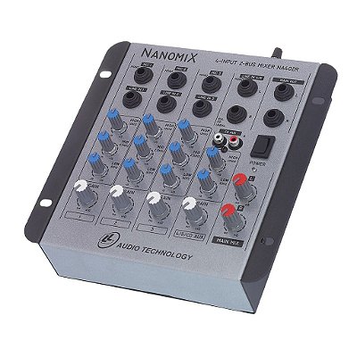Mesa de Som Analógica 4 canais NANOMIX NA402R - LL AUDIO