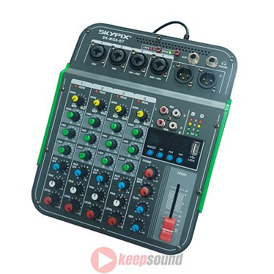Mesa de Som Analógica 4 Canais SK-MG6-BT - SKYPIX