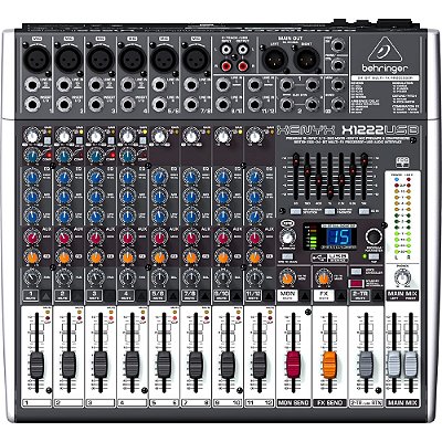 Mesa De Som Com Efeitos Bivolt Xenyx X 1222 USB - Behringer