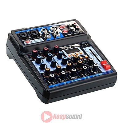 Mesa de Som Analógico 6 Canais M6 - Lexsen