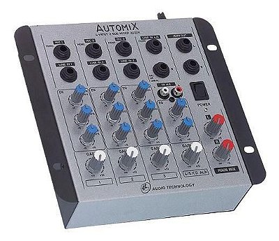 Mesa De Som Com 4 Canais AUTOMIX A402R - LL Audio