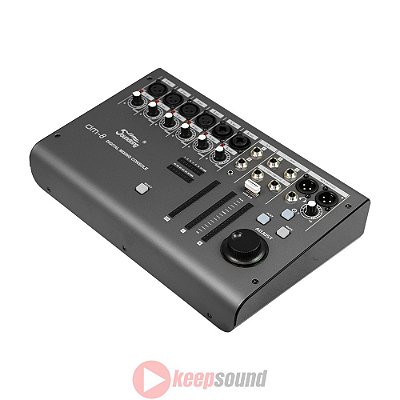 Mesa de Som Digital 8 canais DM08 - SOUND KING