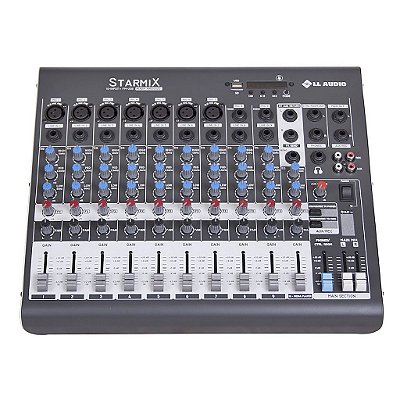 Mesa De Som  Stereo 10 Canais STARMIX XMS1002D - LL Áudio