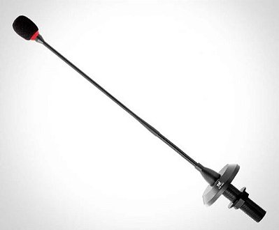 Microfone De Mesa Gooseneck 45 Centímetros Preto GN-945 TSI